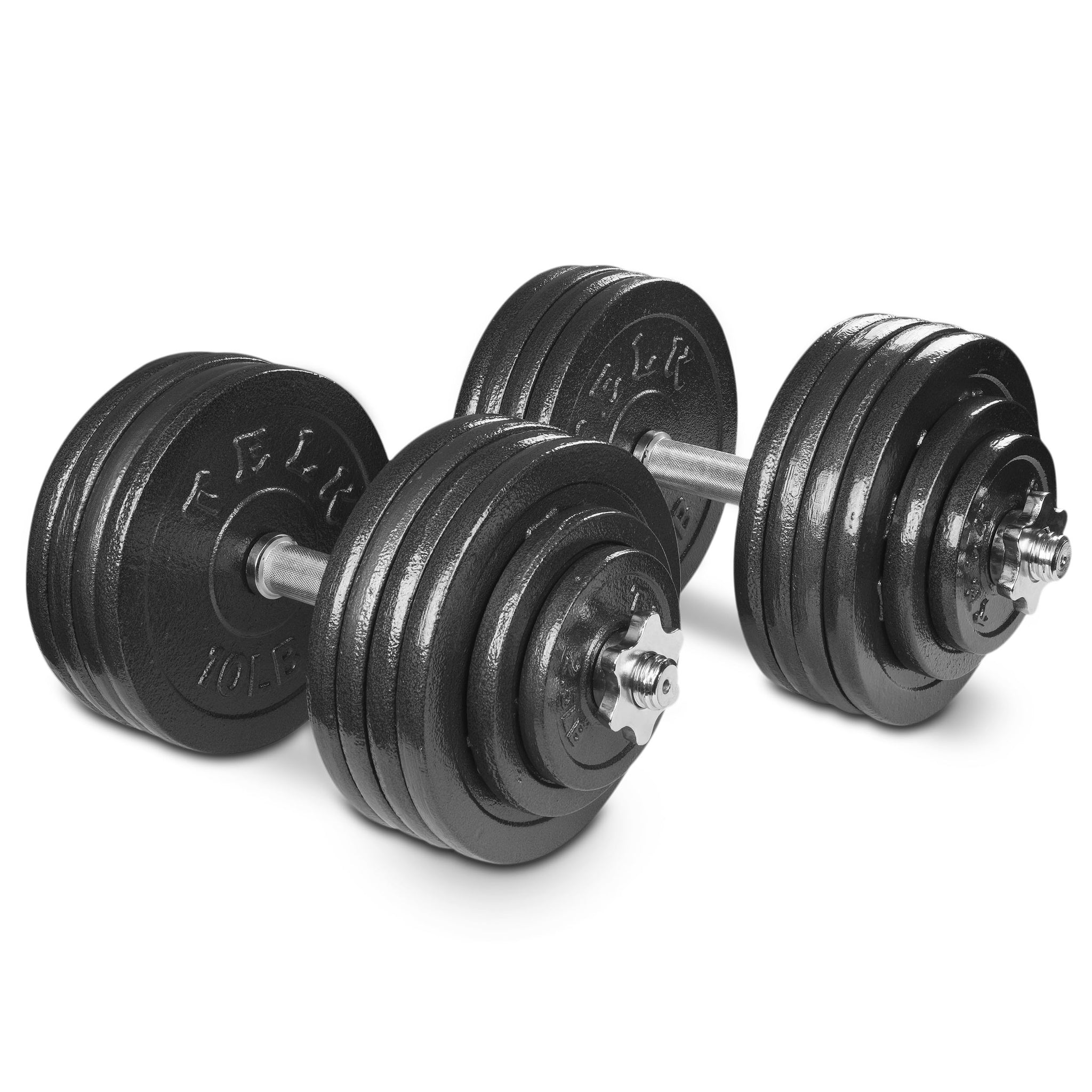 2 ELK Adjustable Dumbbells 200 lbs - Exercise & Workout Equipment good