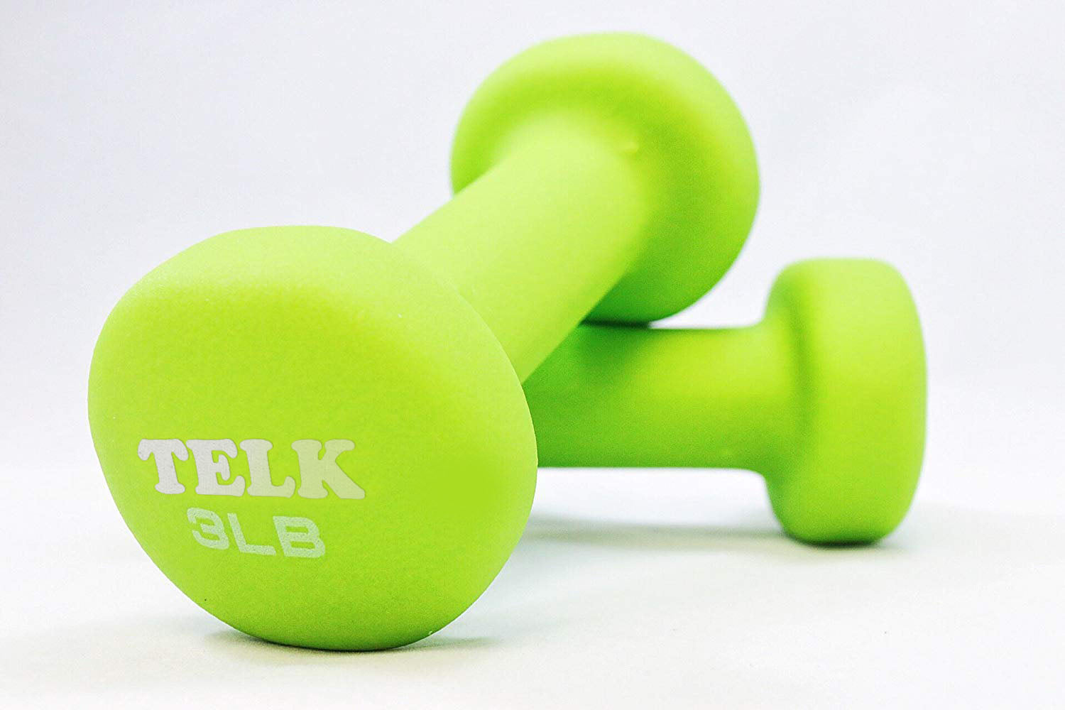Neoprene Coated Deluxe 3 Lb Hand Weights - Telk high - quality constru