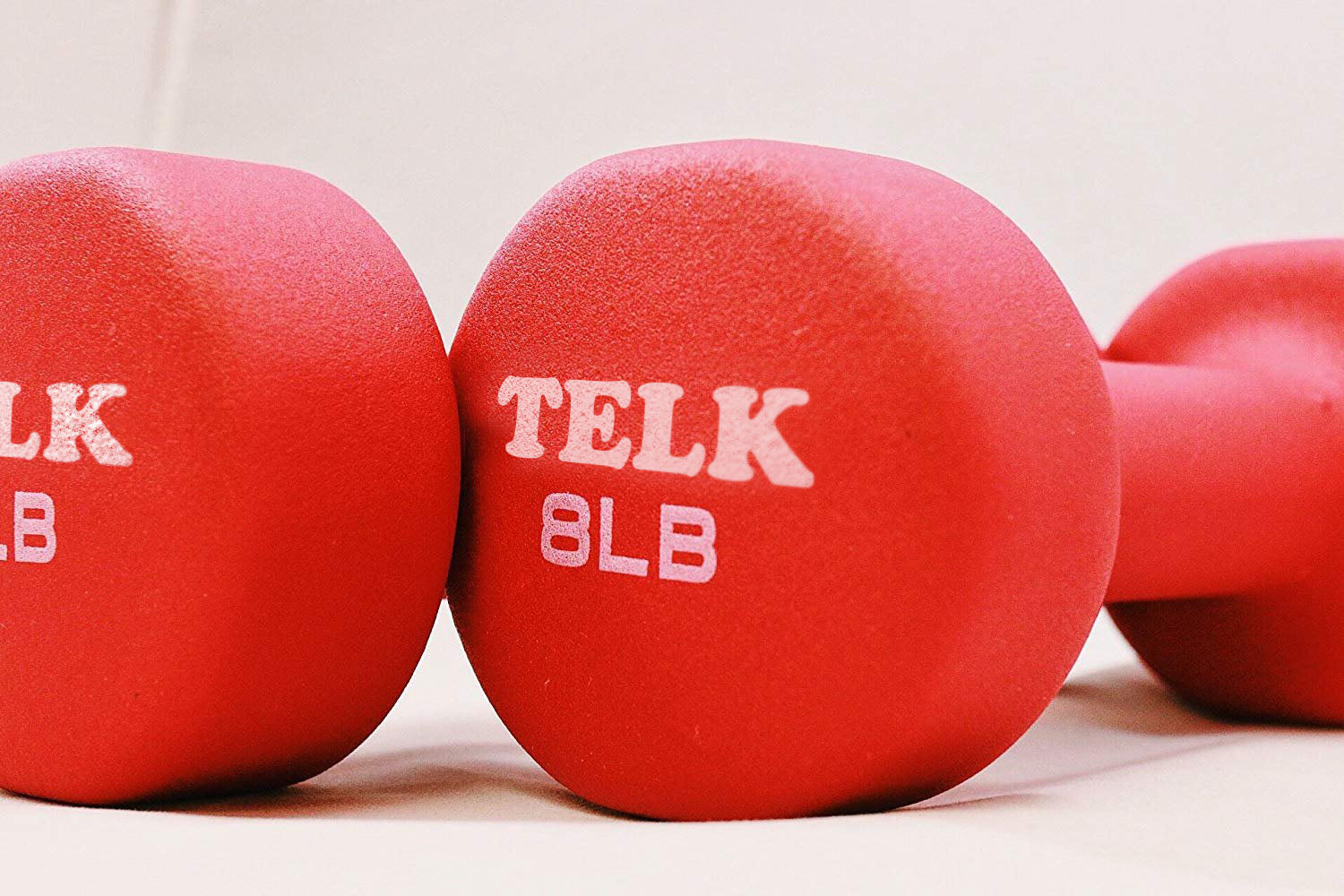 Neoprene Coated Deluxe 8 Lb Hand Weights - Telk high  quality contruti