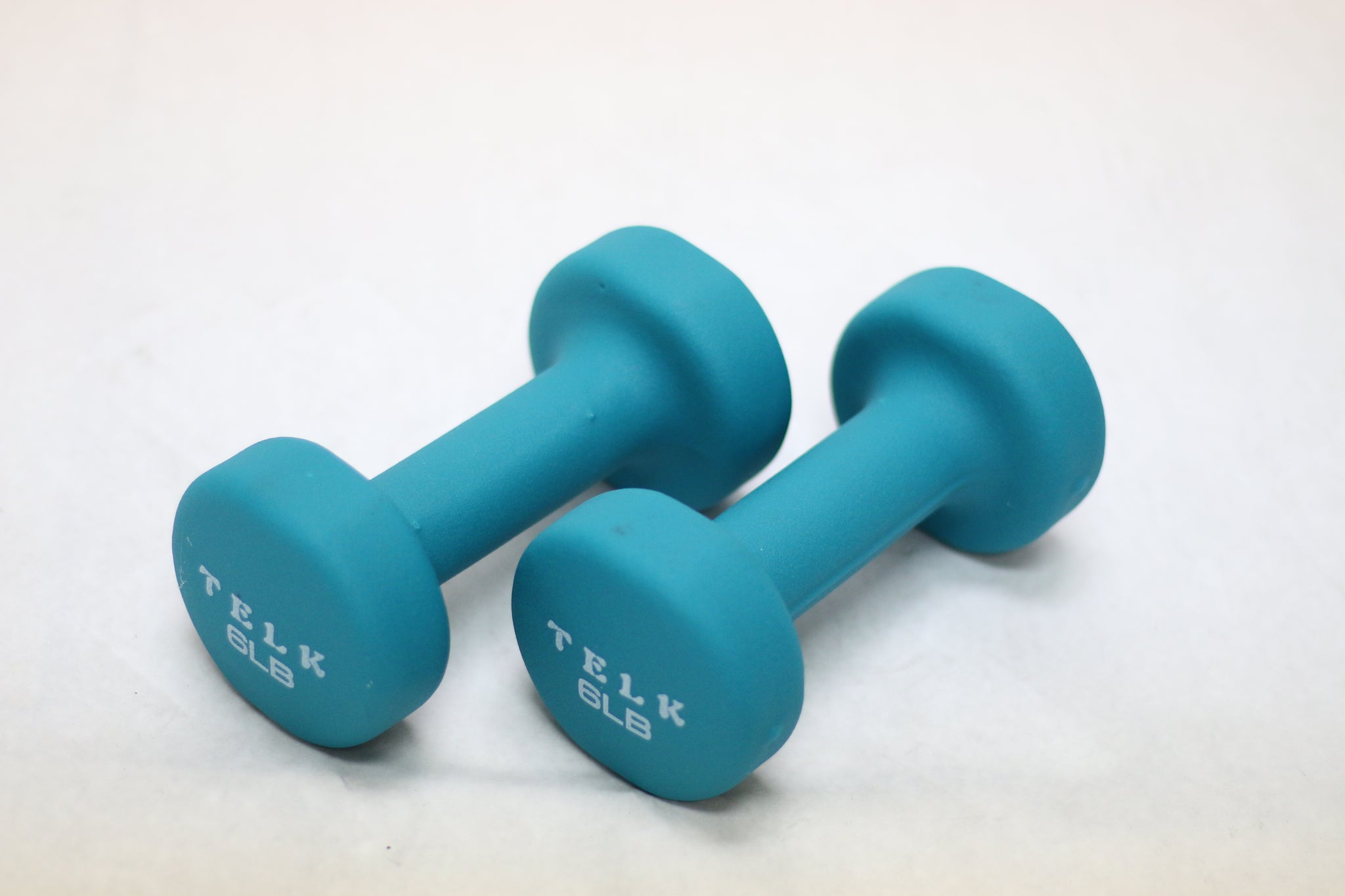 Neoprene Coated Deluxe 7 Lb Hand Weights - Telk  neoprene coated delux