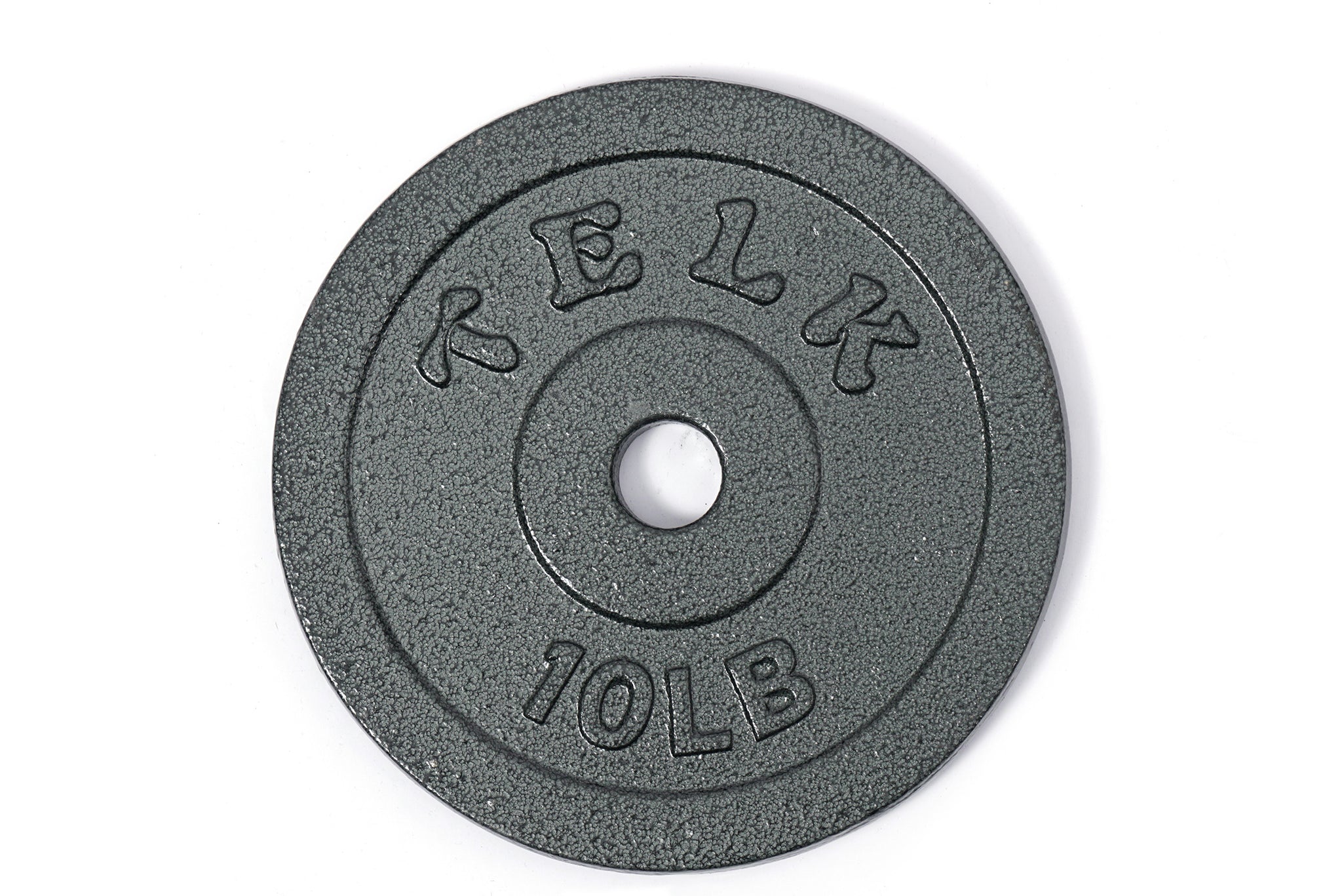 10 Ibs Set of FOUR 10 lbs. plates - TELK plate 100% cast iron weightpl